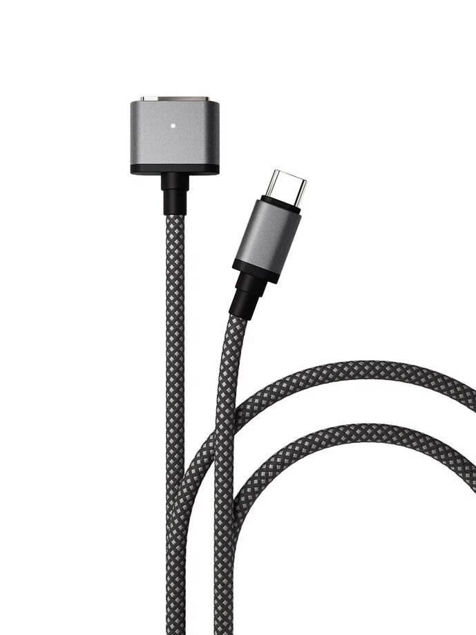 Кабель "vlp" Cable USB C - MagSafe для MacBook, 2.0м, черный