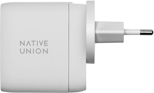 Сетевое зарядное устройство Native Union Fast GaN Charger 2 USB-C, PD, 67W, белый