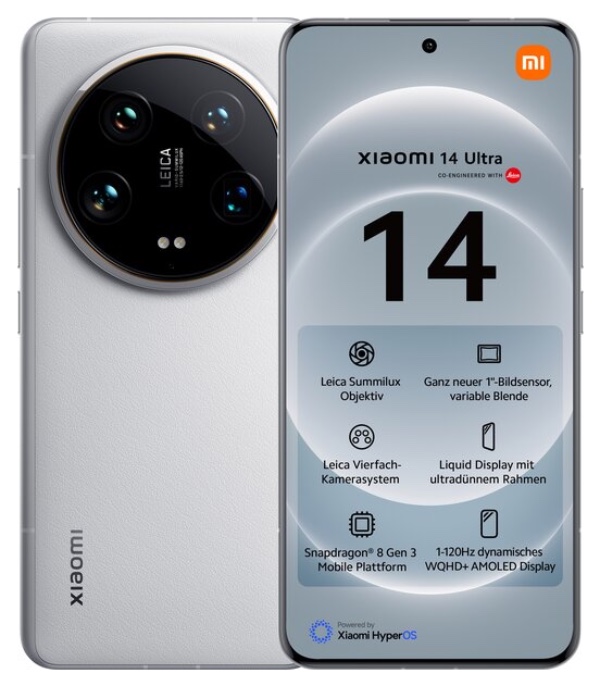 Смартфон Xiaomi 14 Ultra 16/512Gb White EU