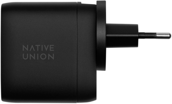 Сетевое зарядное устройство Native Union Fast GaN Charger 2 USB-C, PD, 67W, черный
