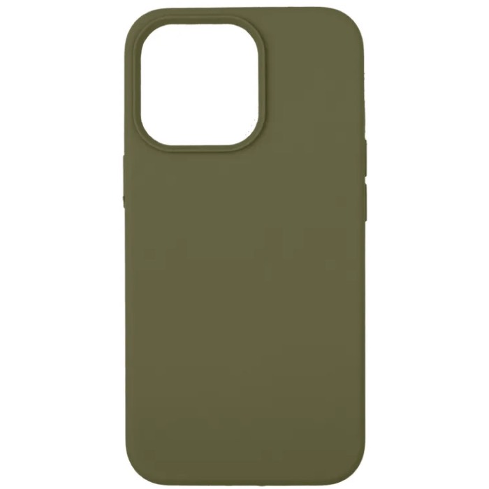 Чехол Orig Silicone Case для iPhone 14 Pro, серо-зеленый