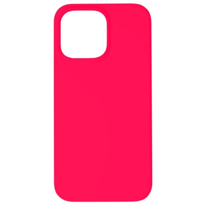 Чехол Orig Silicone Case для iPhone 15, ярко-розовый