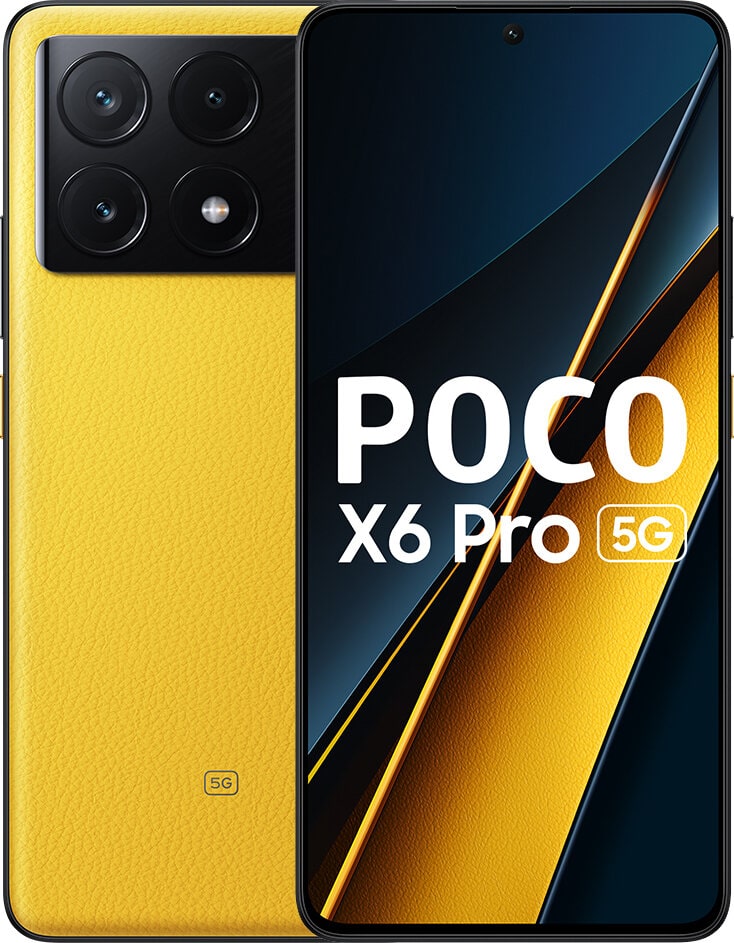 Смартфон Pocophone POCO X6 PRO 5G 8/256Gb Yellow EU