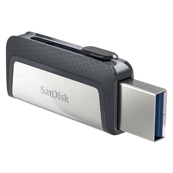 Флеш-накопитель USB Type-C 3.1 SanDisk 64GB Dual Drive (USBA/Type-C) Черный