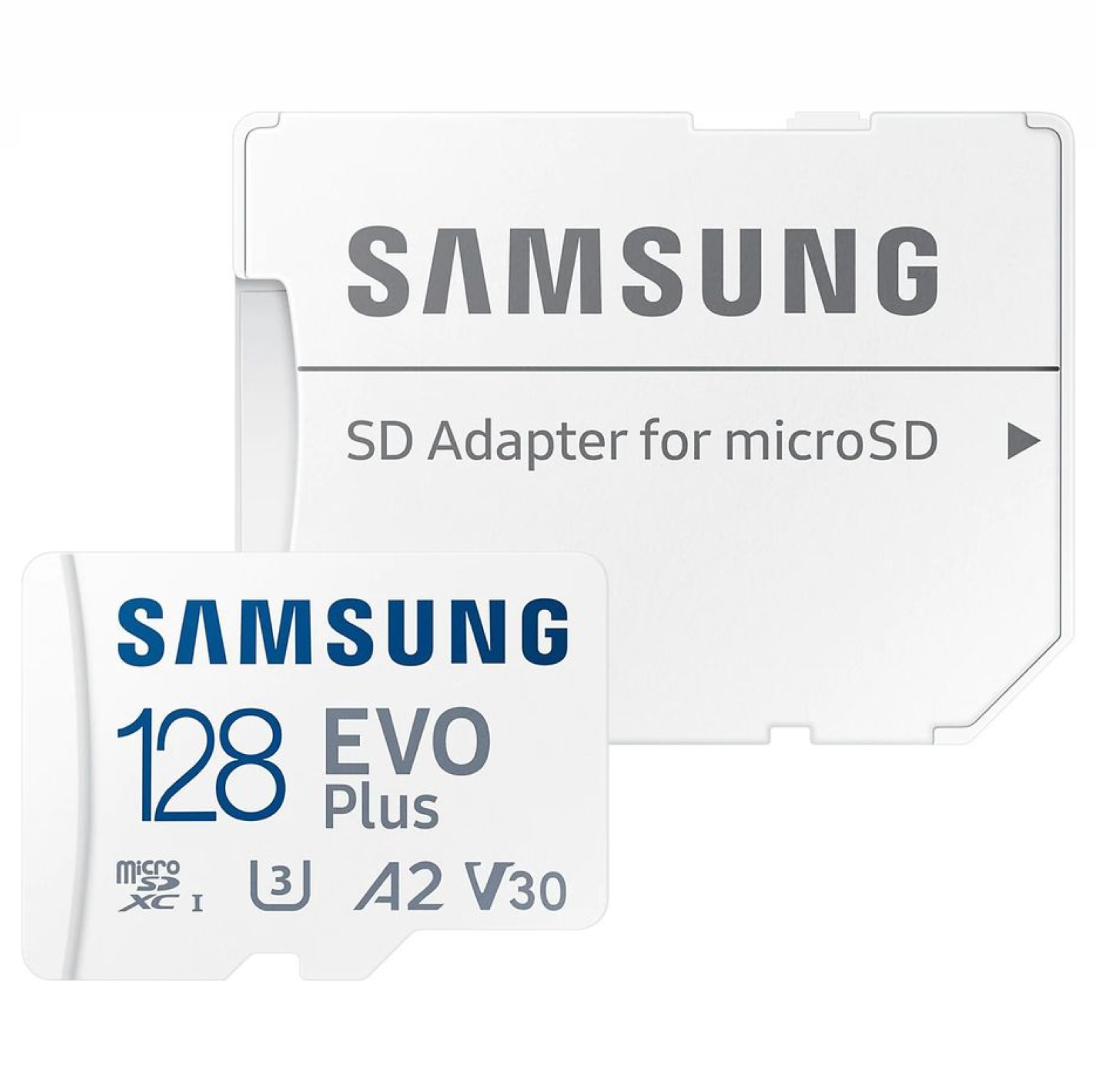 Карта памяти microSDXC UHS-I Samsung EVO PLUS  128Gb 130Мб/с Class 10 с переходником SD MB-MC128KA/RU
