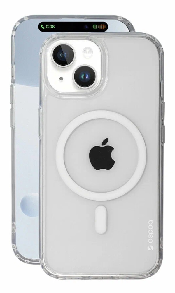 Чехол Deppa Gel Pro Magsafe для Apple iPhone 15 PLUS, прозрачный