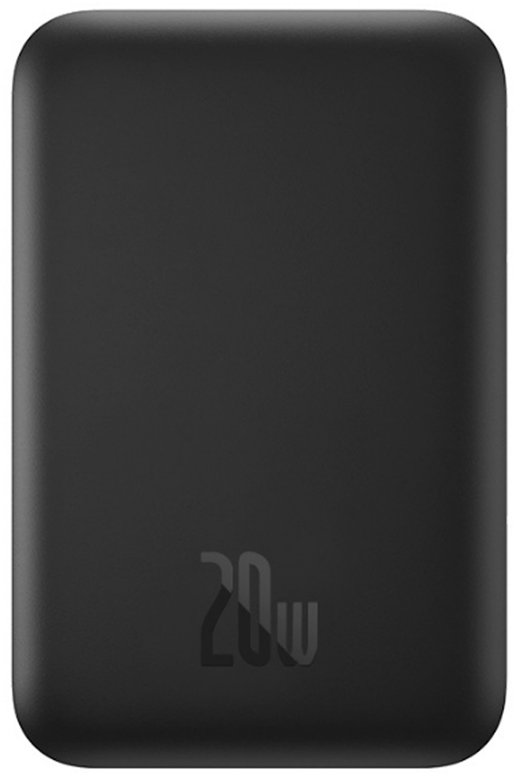 Внешний аккумулятор Baseus Magnetic Wireless Charging Power bank 6000mAh 20W Black (With Baseus Xiaobai series fast charging Cable Type-C to Type-C 60W(20V/3A) 30cm Black)