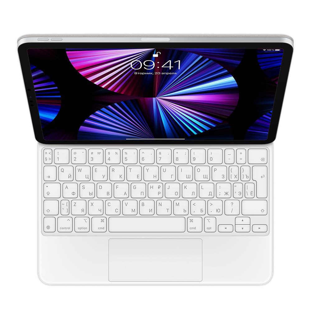 Чехол-клавиатура Apple Magic Keyboard для iPad Pro 11" (2018/2020/2021/2022) и iPad Air (2020/2022), white