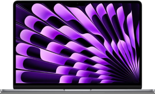 Ноутбук Apple MacBook Air 13" Space Grey (Early 2024) Z1B600016 (8C CPU/10C GPU/M3/16Гб/256Гб SSD)