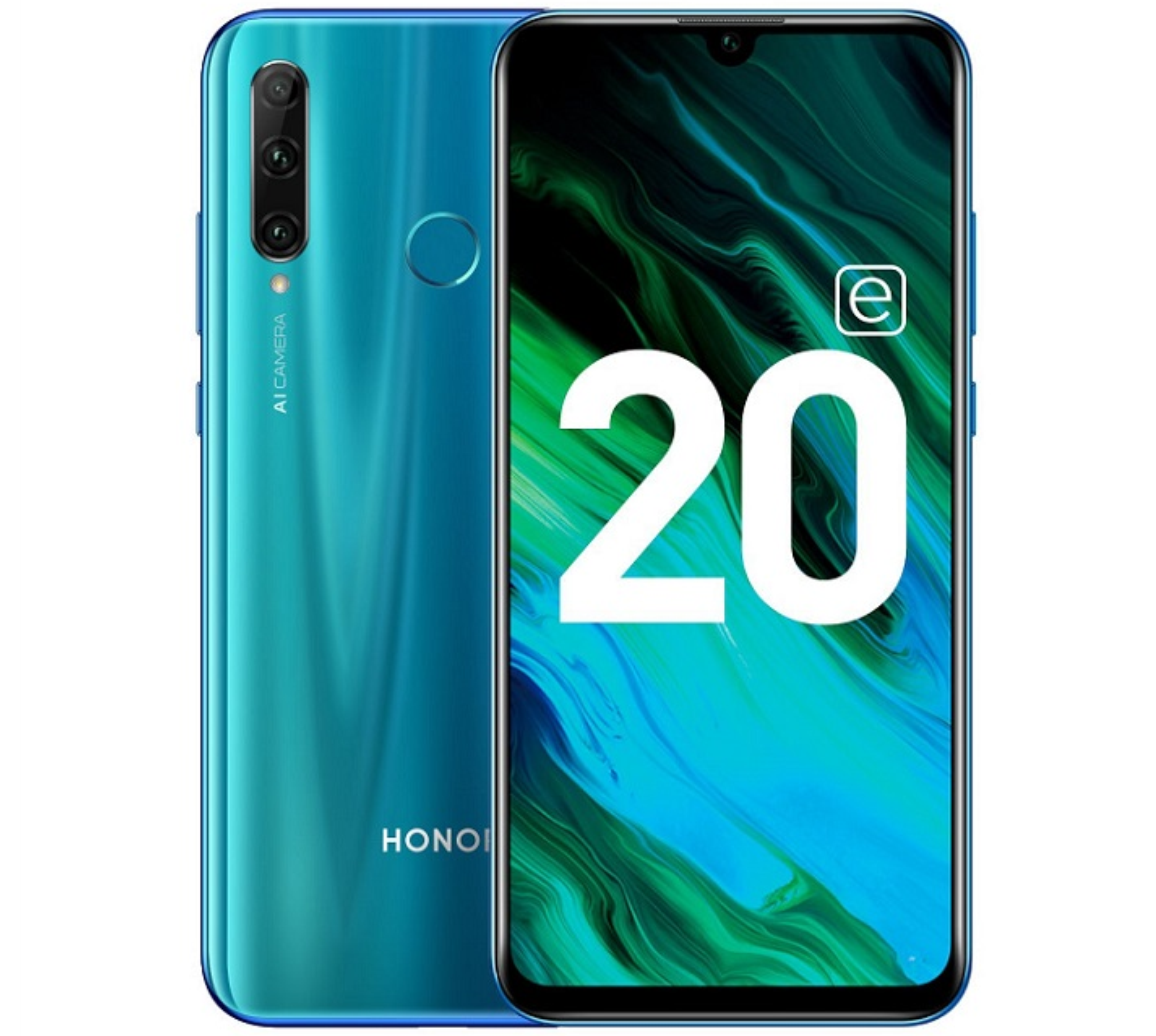 Смартфон Huawei Honor 20e 4/64Gb Мерцающий синий RU