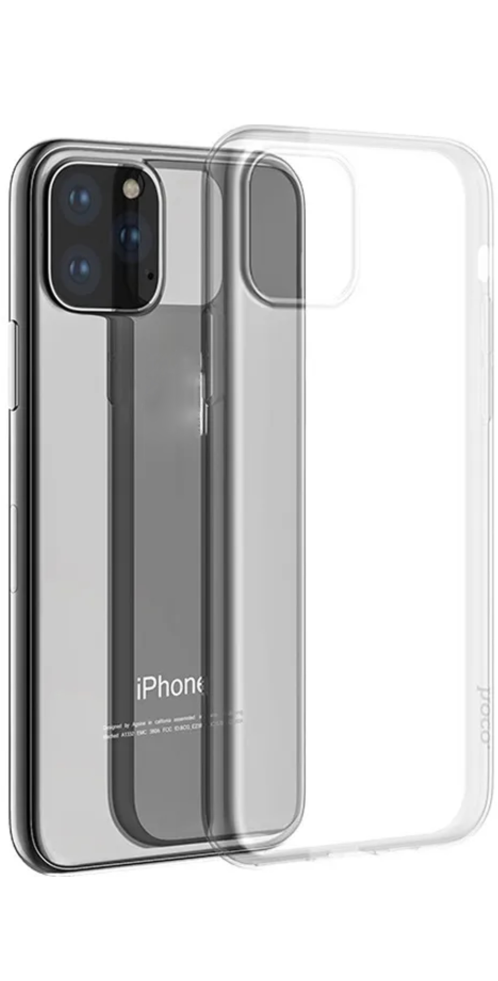 Чехол Hoco Silicone Case для Apple iPhone 11 Pro, прозрачный купить в Сочи