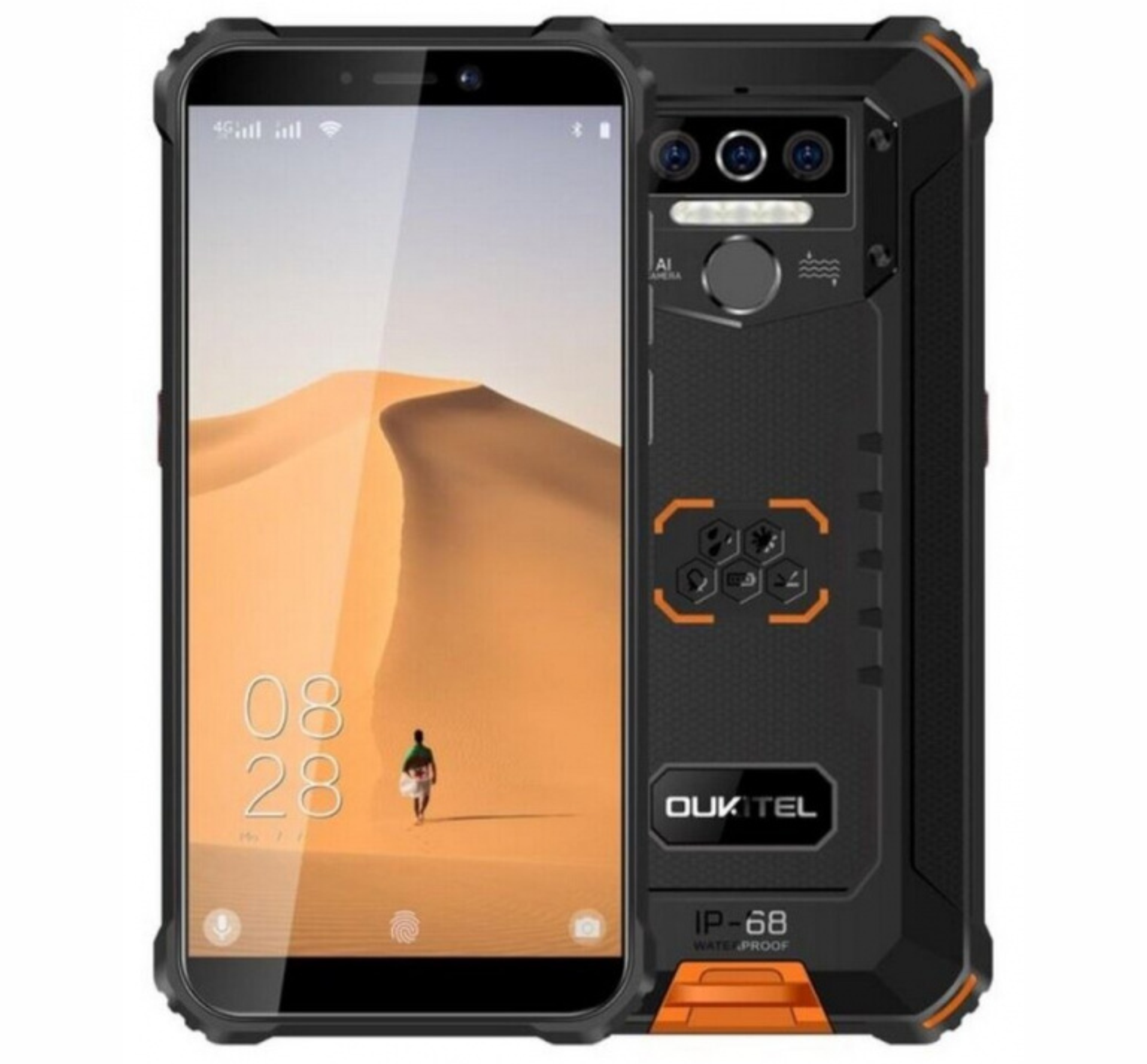 Смартфон Oukitel WP5 4/32Gb Black/Orange