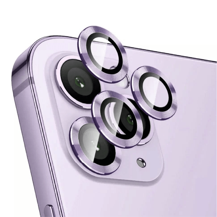 Защитное стекло на камеру XC-31 iPhone 14 Pro/14 Pro Max, Фиолетовое