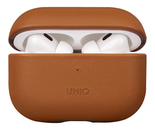 Чехол Uniq Terra Genuine Leather with handstrap Toffee Brown для AirPods Pro 2