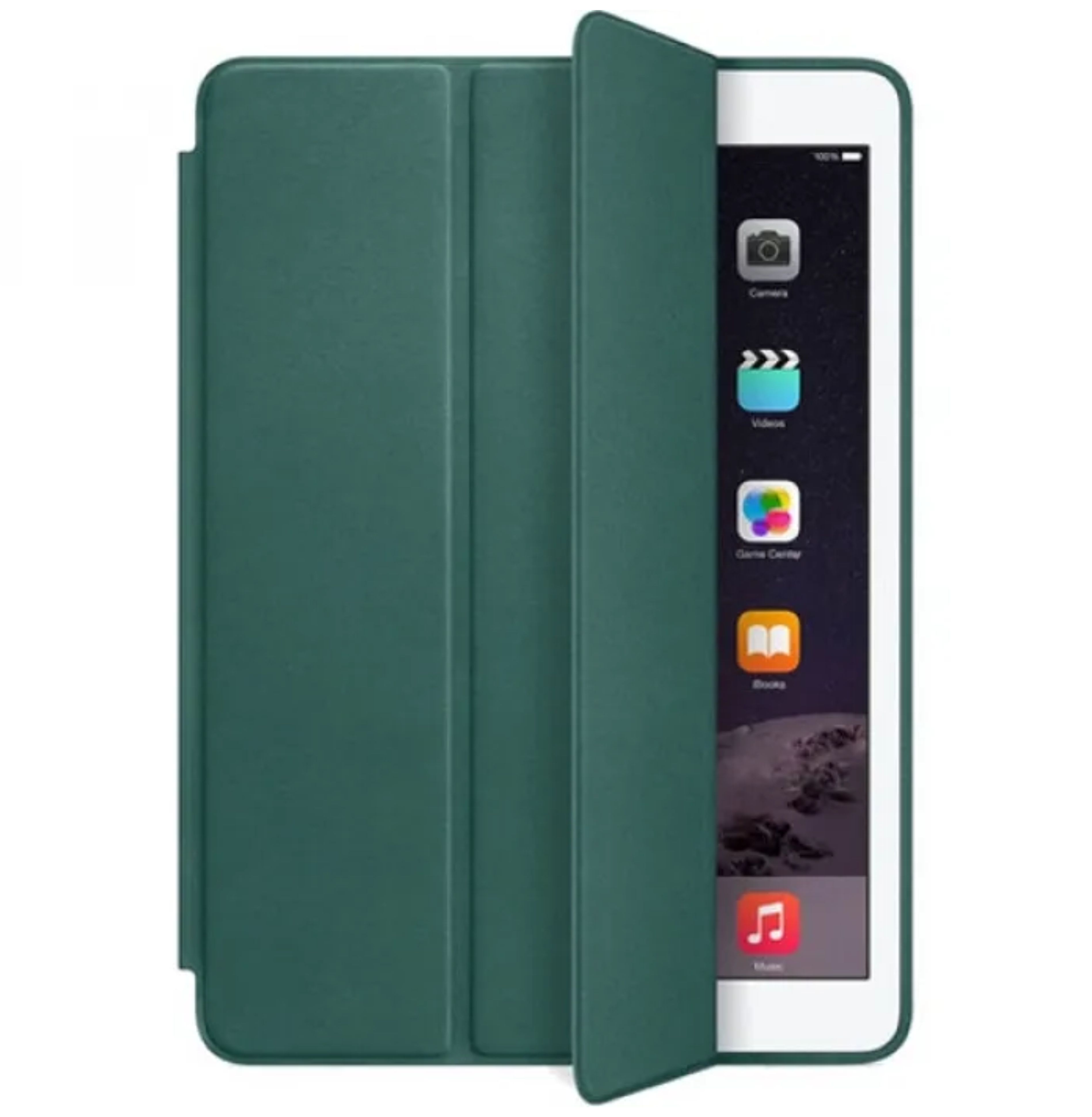 Чехол-книжка Smart Case для iPad Pro 12.9 (2020/2021/2022), темно-зеленый