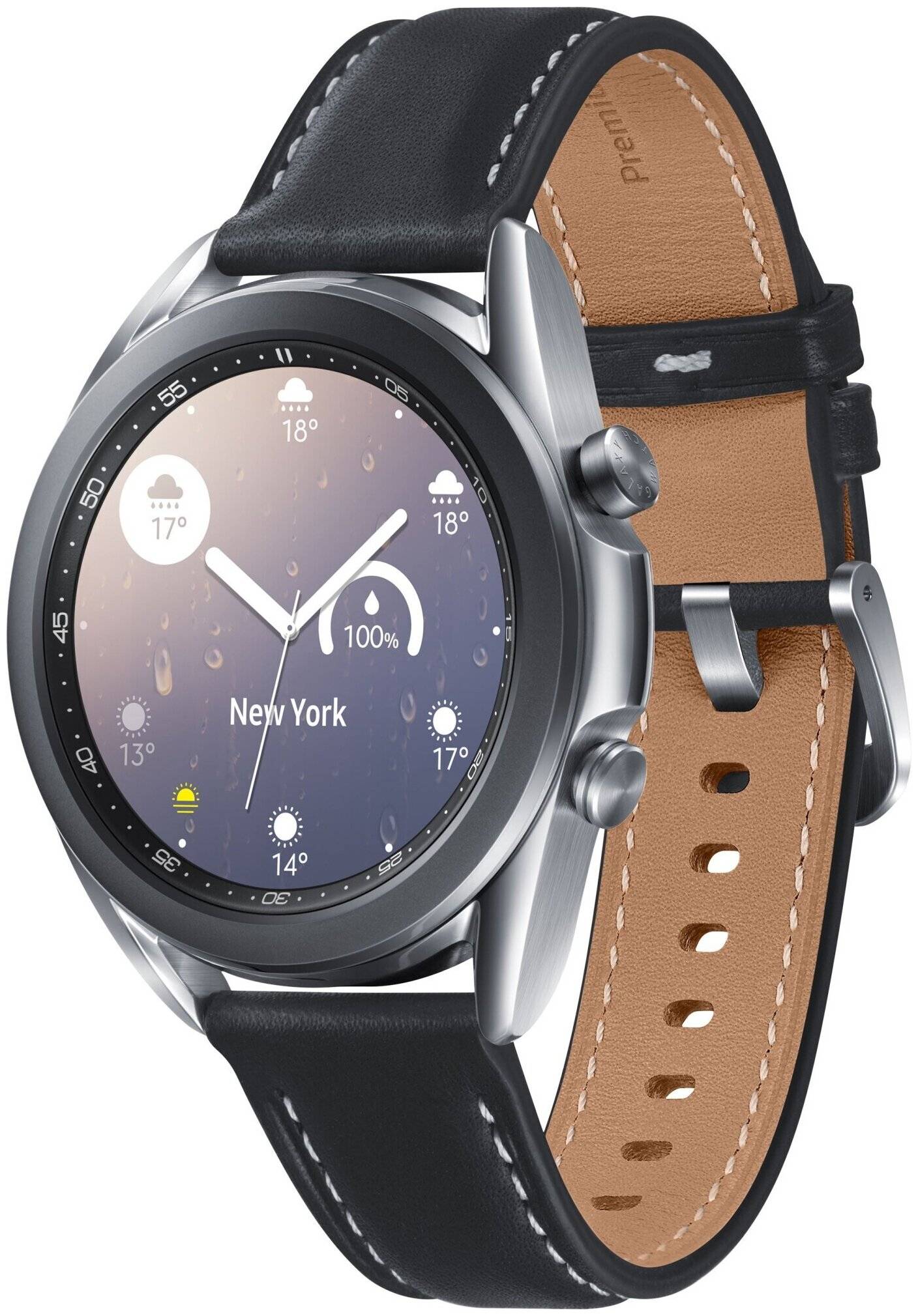 Умные часы  Samsung Galaxy Watch3 41мм Серебро RU - витринный образец