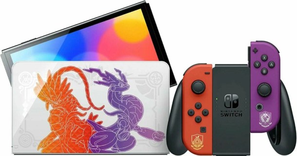 Игровая приставка Nintendo Switch OLED Scarlet and Violet Edition