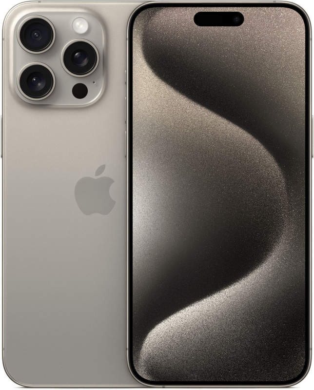 Смартфон Apple iPhone 15 Pro Max 512Gb Natural Titanium (1 sim + eSIM)