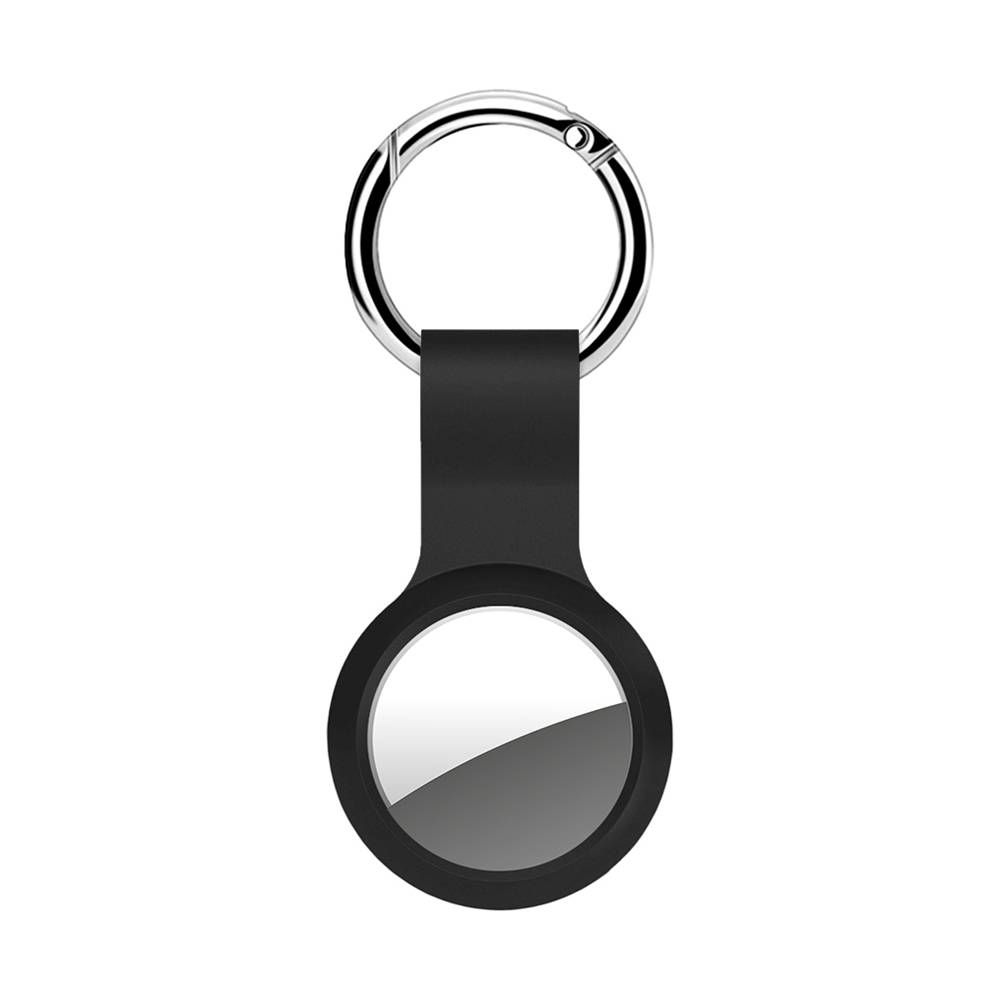 Брелок Deppa для AirTag с кольцом для ключей, черный