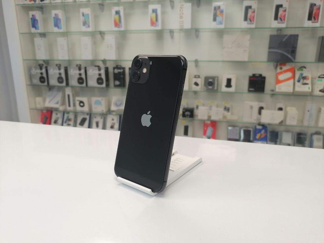 iPhone 11 64Gb Black (75%) RU - БУ . . +