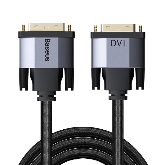 Кабель Baseus Enjoyment Series DVI Male to DVI Male Bidirectional Adapter Cable CAKSX-R0G 2m