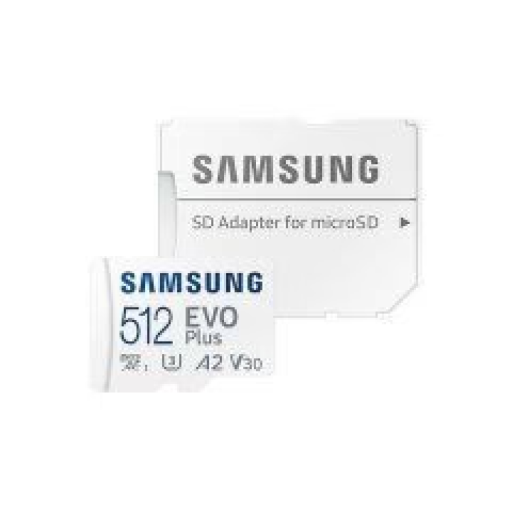 Карта памяти MicroSDXC Samsung 512GB Class 10 Evo Plus U1 (R/W 130 MB/s) + SD адаптер