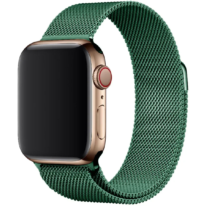 Ремешок Milanese для Apple Watch 38/40/41мм, зеленый