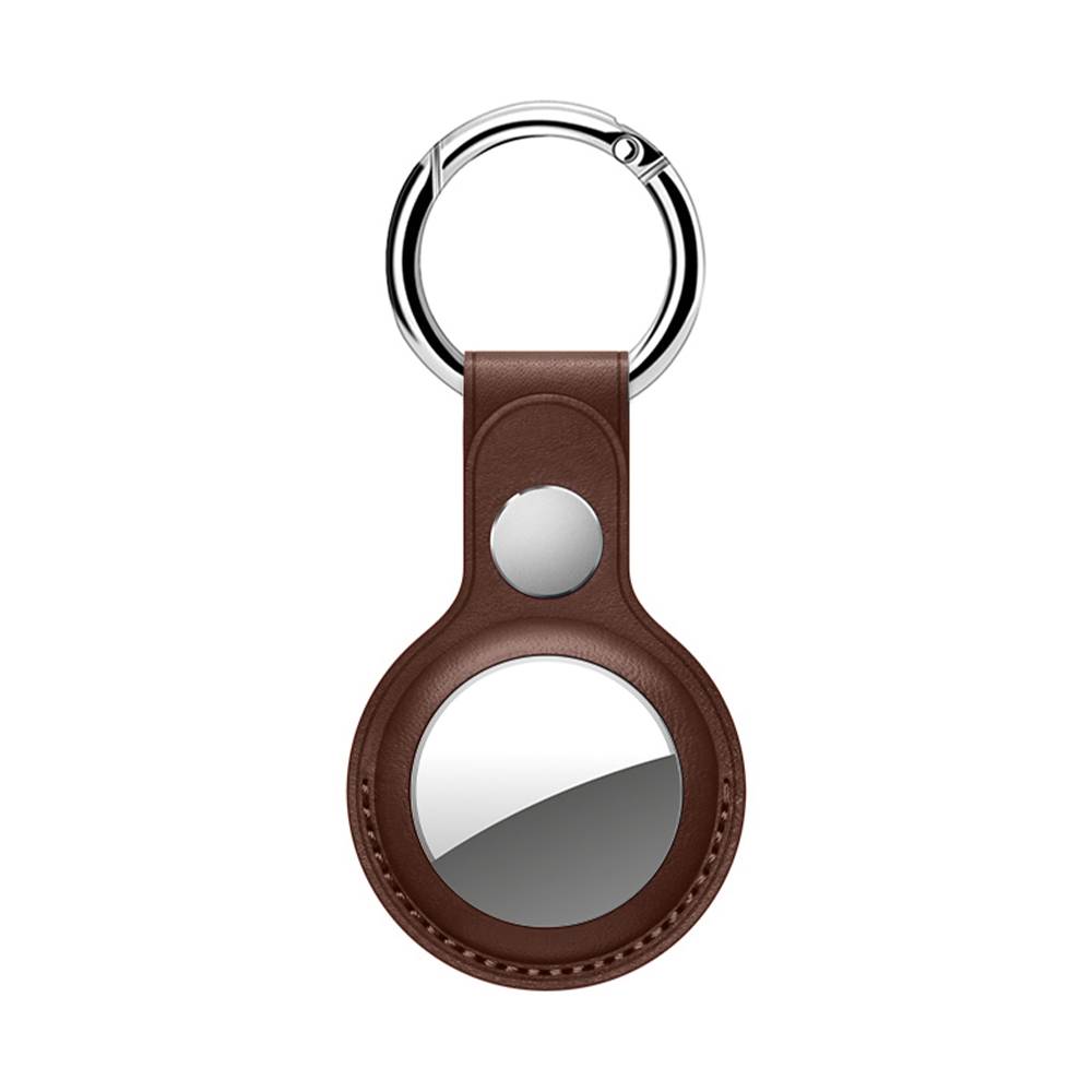 Брелок Deppa для AirTag с кольцом для ключей, коричневый