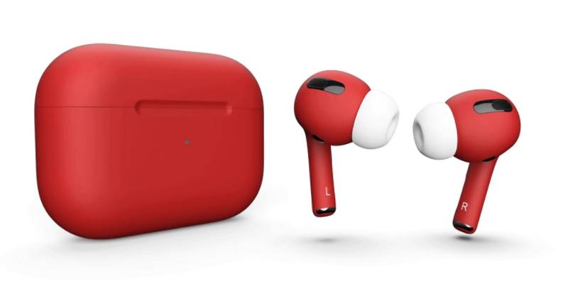 Наушники беспроводные Apple AirPods Pro (2021) в футляре с беспроводной зарядкой MagSafe Red Matte