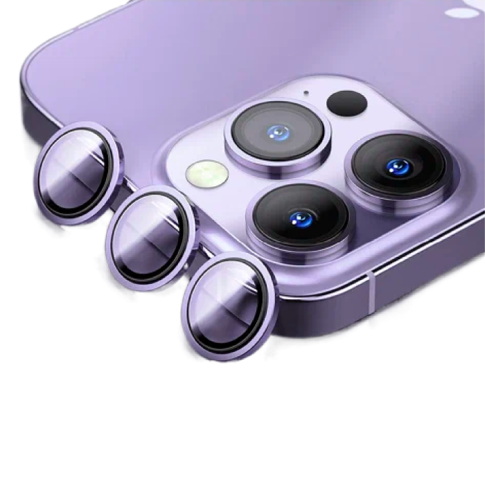 Защитное стекло Samos на камеру для iPhone 14 Pro\14 Pro Max Purple
