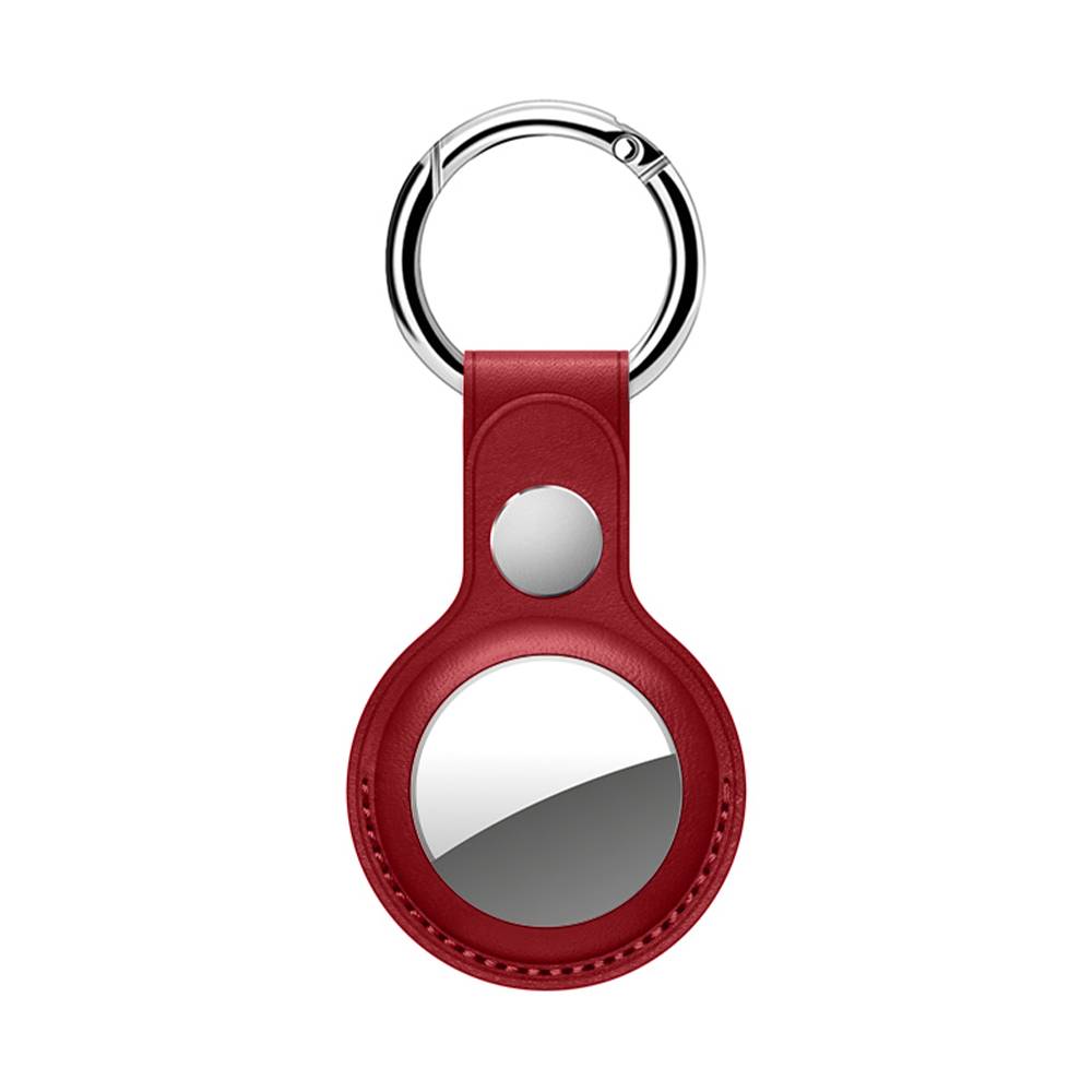 Брелок Deppa для AirTag с кольцом для ключей, красный
