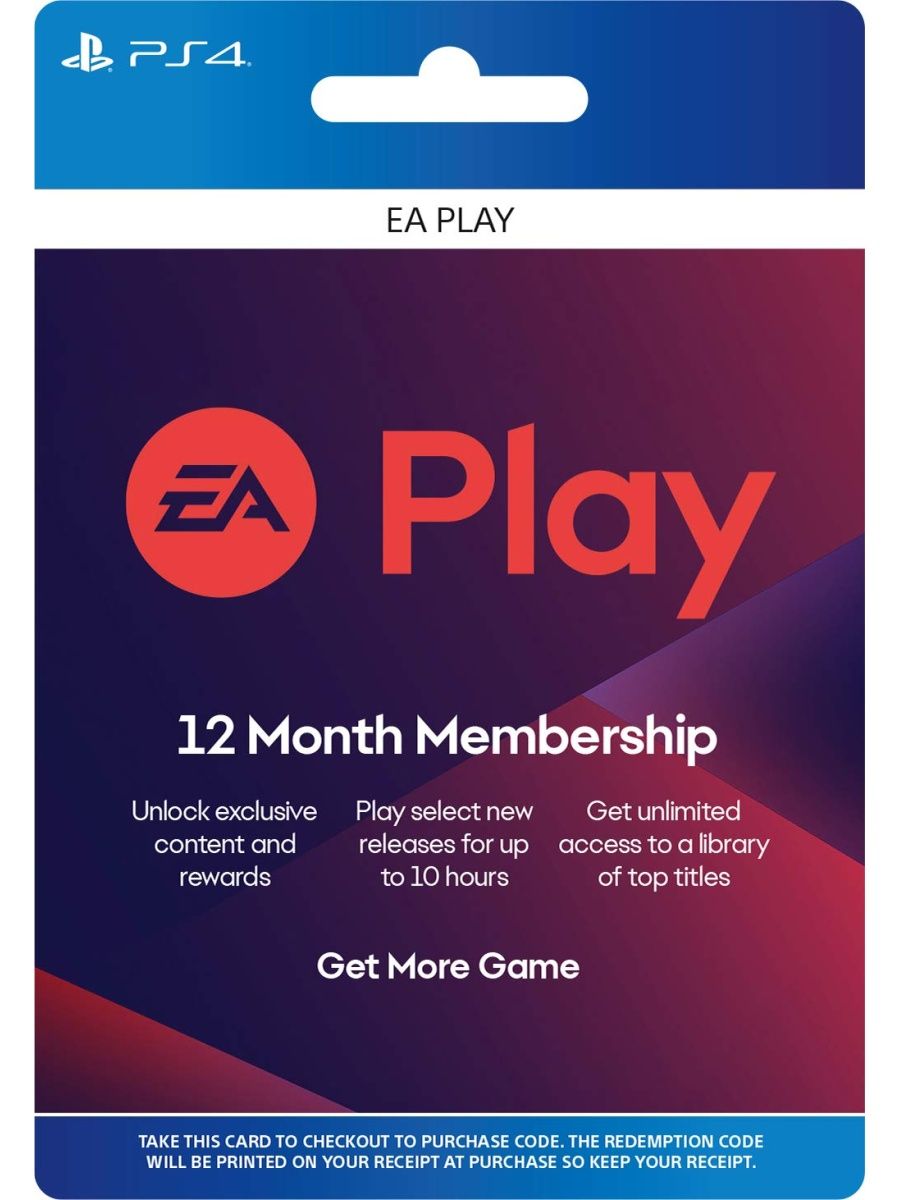 Подписка EA Play для PlayStation 12 месяцев (Польша)