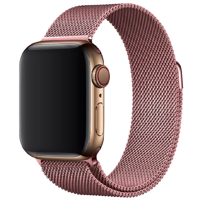 Ремешок Milanese для Apple Watch 38/40/41мм, розовый