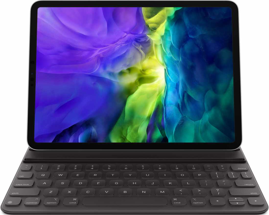 Чехол-клавиатура Apple Smart Keyboard Folio для iPad Pro 11 2018/2020/2021 черный - БУ