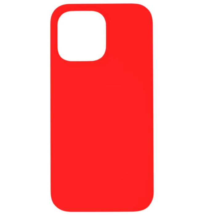 Чехол Silicone Case для iPhone 14 Pro Max, красный
