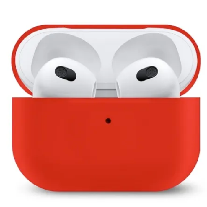 Чехол Silicon Case Ultra Slim для AirPods 3, красный