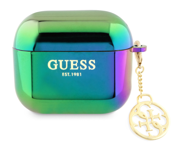 Чехол Guess для Airpods Pro 2  PC/TPU with 4G Charm Iridescent