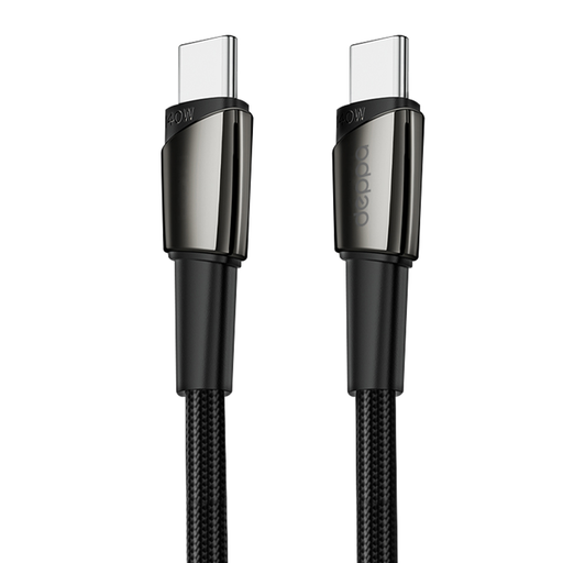 Кабель Deppa USB-С - USB-С, 140Вт, 1,5м, черный