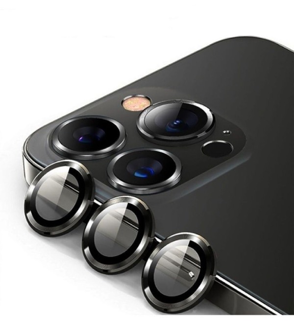 Защитное стекло на камеру Full Fit для iPhone 14 Pro\14 Pro Max Black