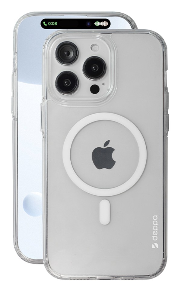Чехол Deppa Gel Pro Magsafe для Apple iPhone 15 Pro Max, прозрачный