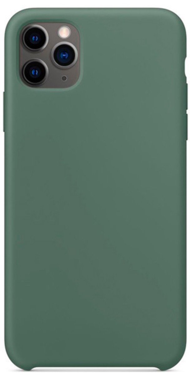 Чехол Orig Silicone Case для Apple iPhone 11 Pro, темно-зеленый