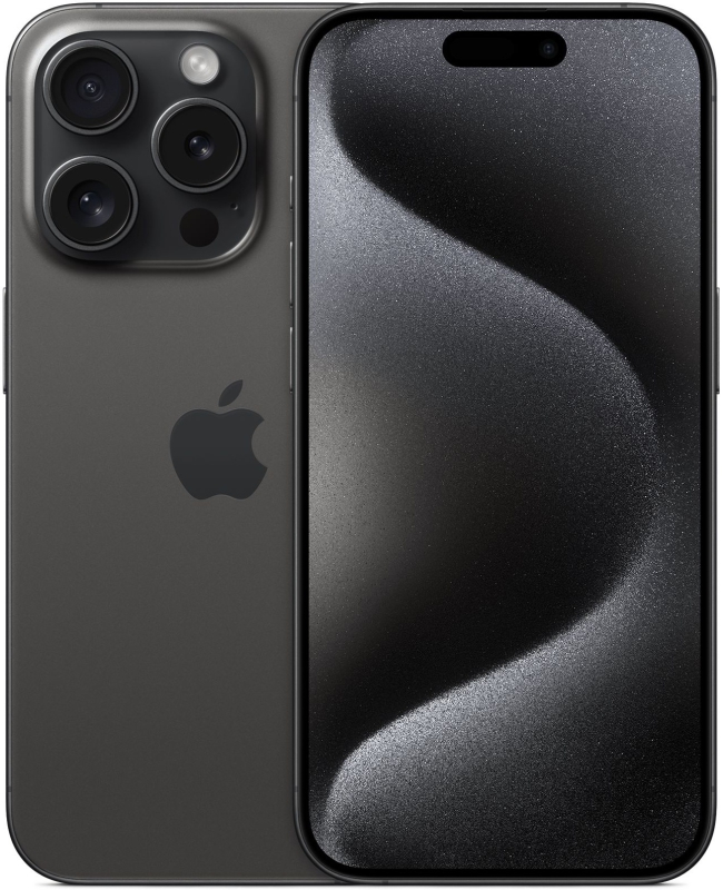 Смартфон Apple iPhone 15 Pro 256Gb Black Titanium (1 sim + eSIM)