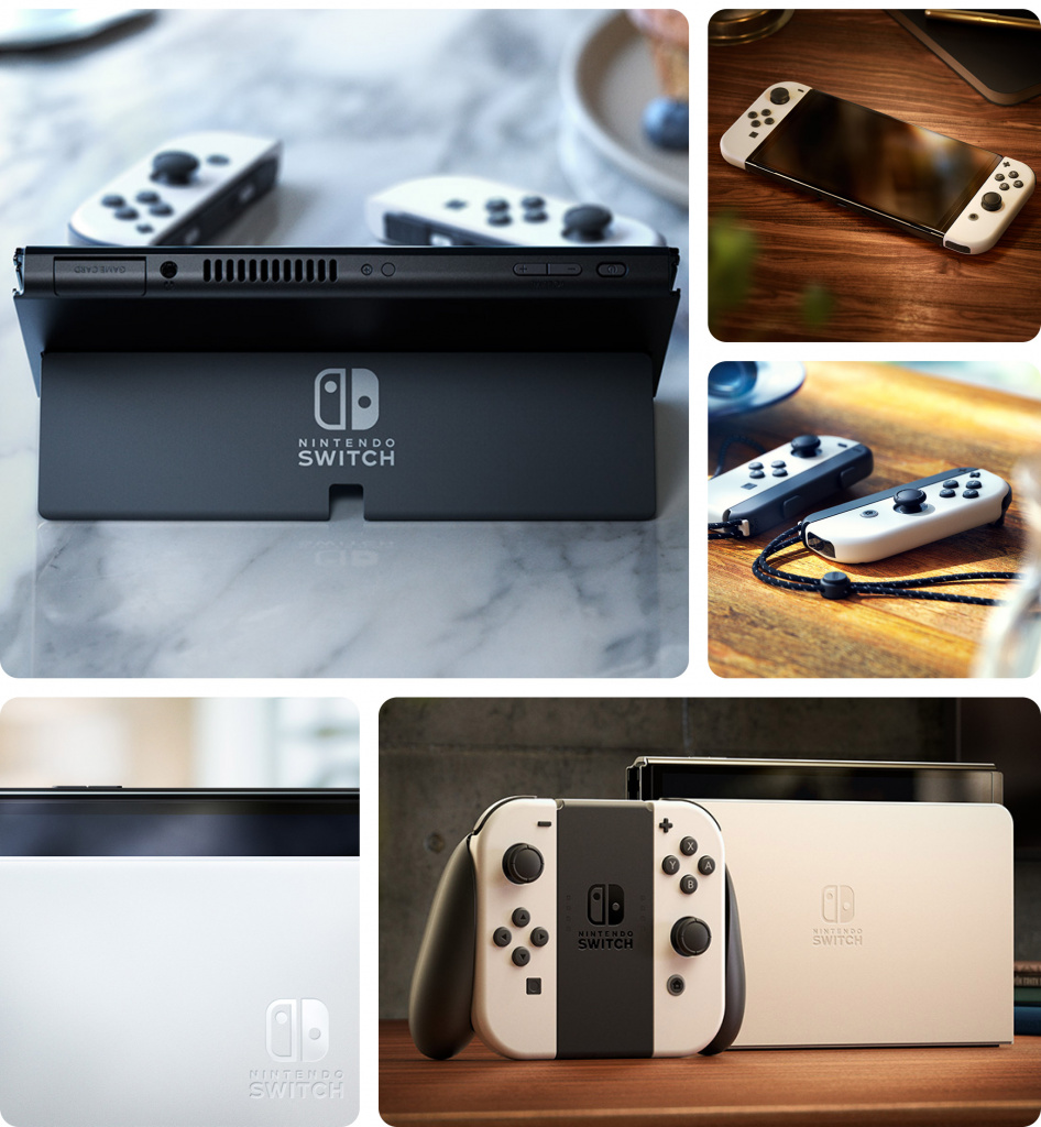 Игровая приставка Nintendo Switch OLED White купить в Сочи